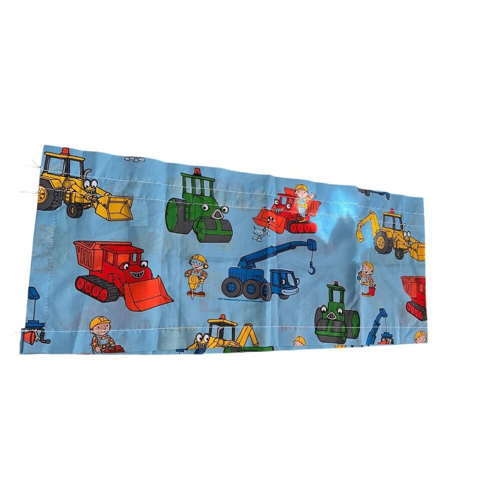 Bob The Builder Valance Curtain Panel 17" x 84" Children's Room Dan River 2001